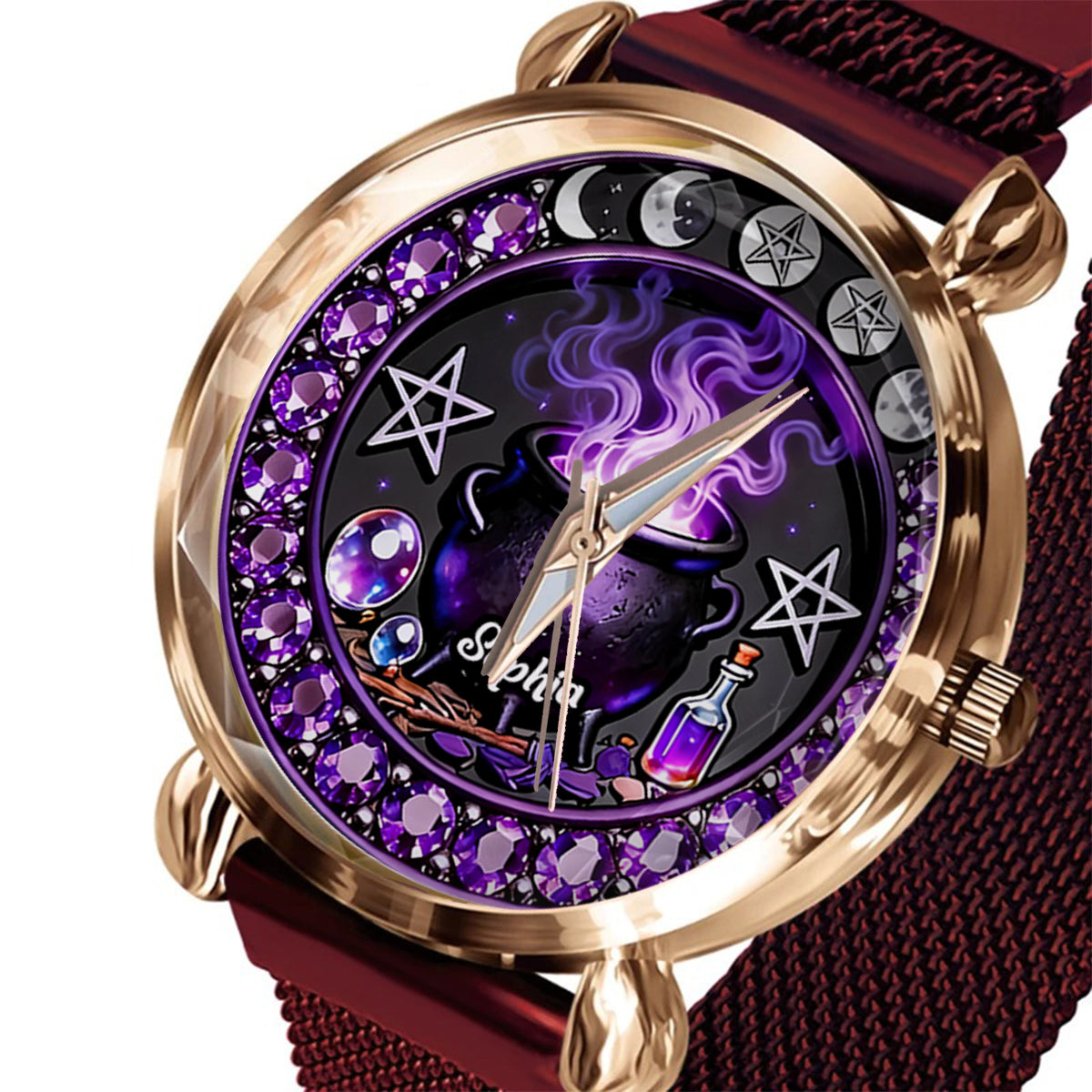Magical Witch - Personalized Witch Women Hand Watch