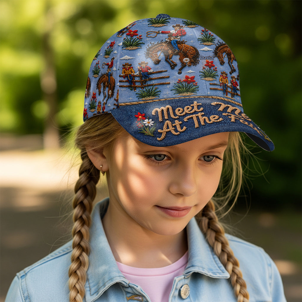 Meet Me At The Fair - Personalized Western Outfit Classic Cap