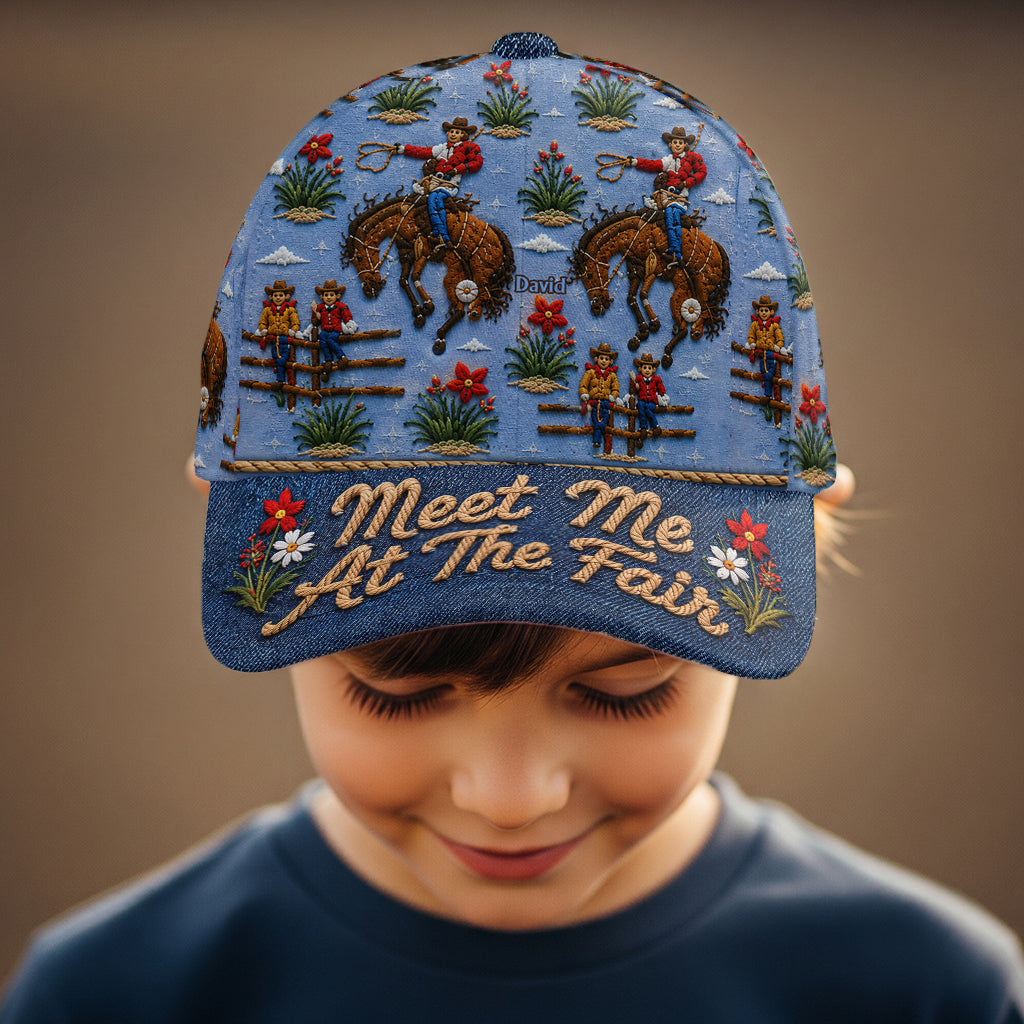 Meet Me At The Fair - Personalized Western Outfit Classic Cap
