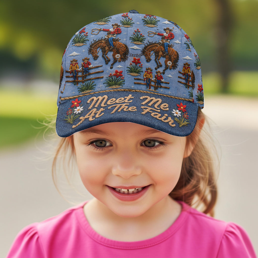 Meet Me At The Fair - Personalized Western Outfit Classic Cap