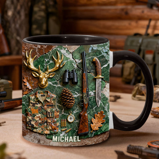 Love Hunting - Personalized Hunting Accent Mug