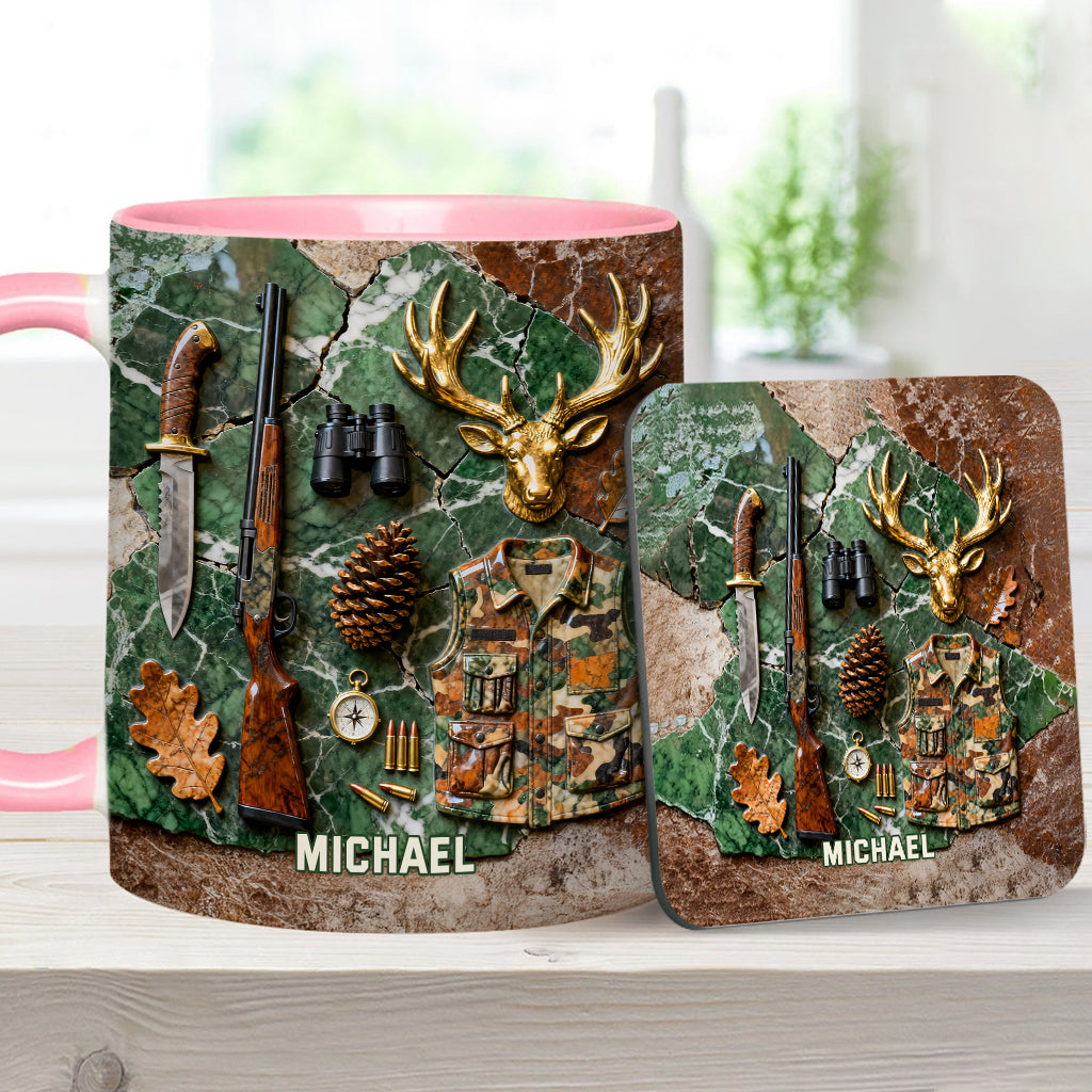 Love Hunting - Personalized Hunting Accent Mug