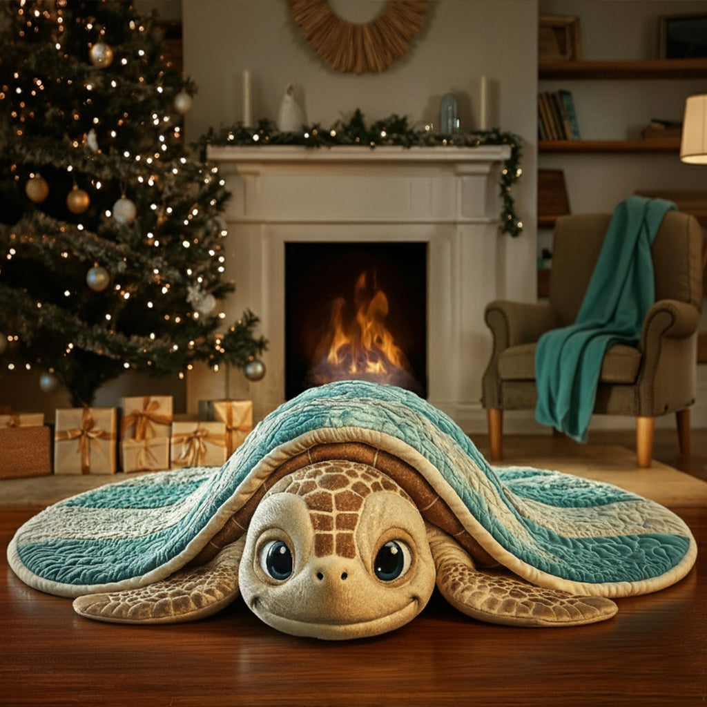 Love Turtle - Personalized Turtle Non-Slip Tufted Rug