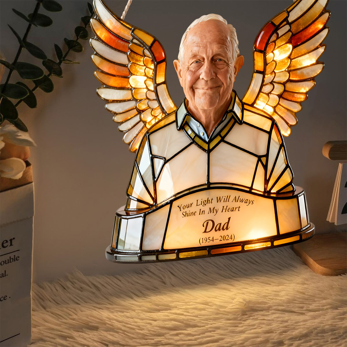 Your Light Will Always Shine - Personalized Memorial LED Light Acrylic Sign