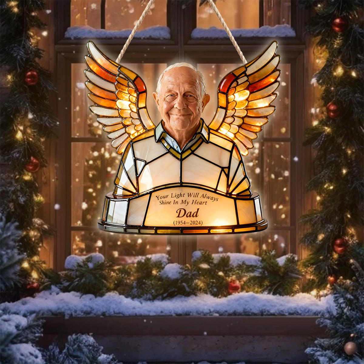 Your Light Will Always Shine - Personalized Memorial LED Light Acrylic Sign