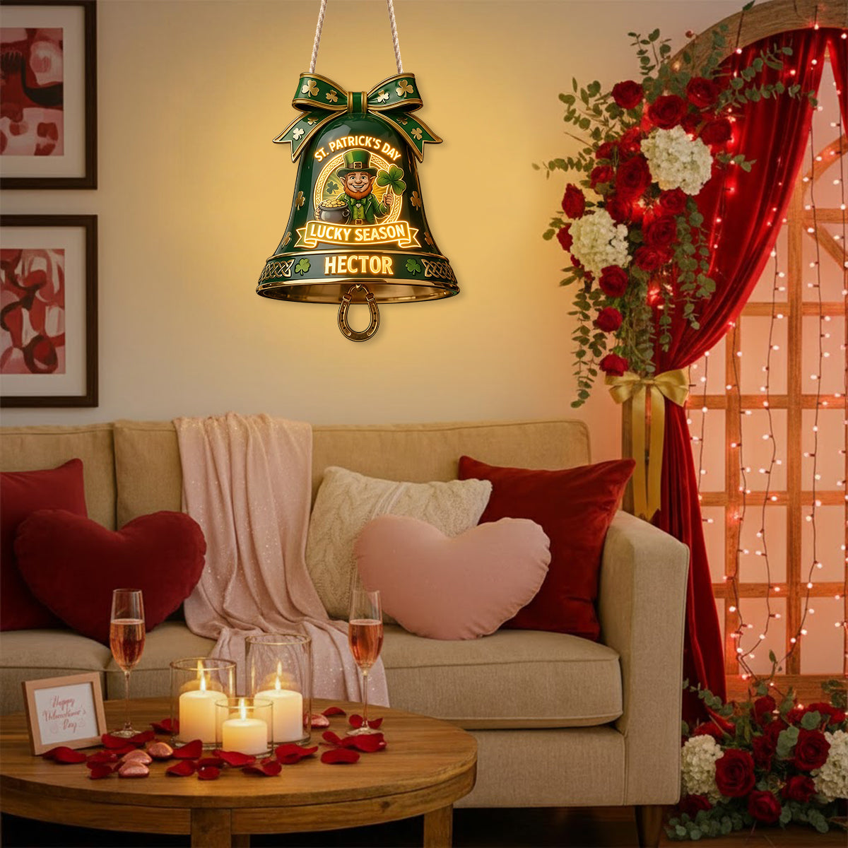 Lucky Season - Personalized Irish LED Light Acrylic Sign