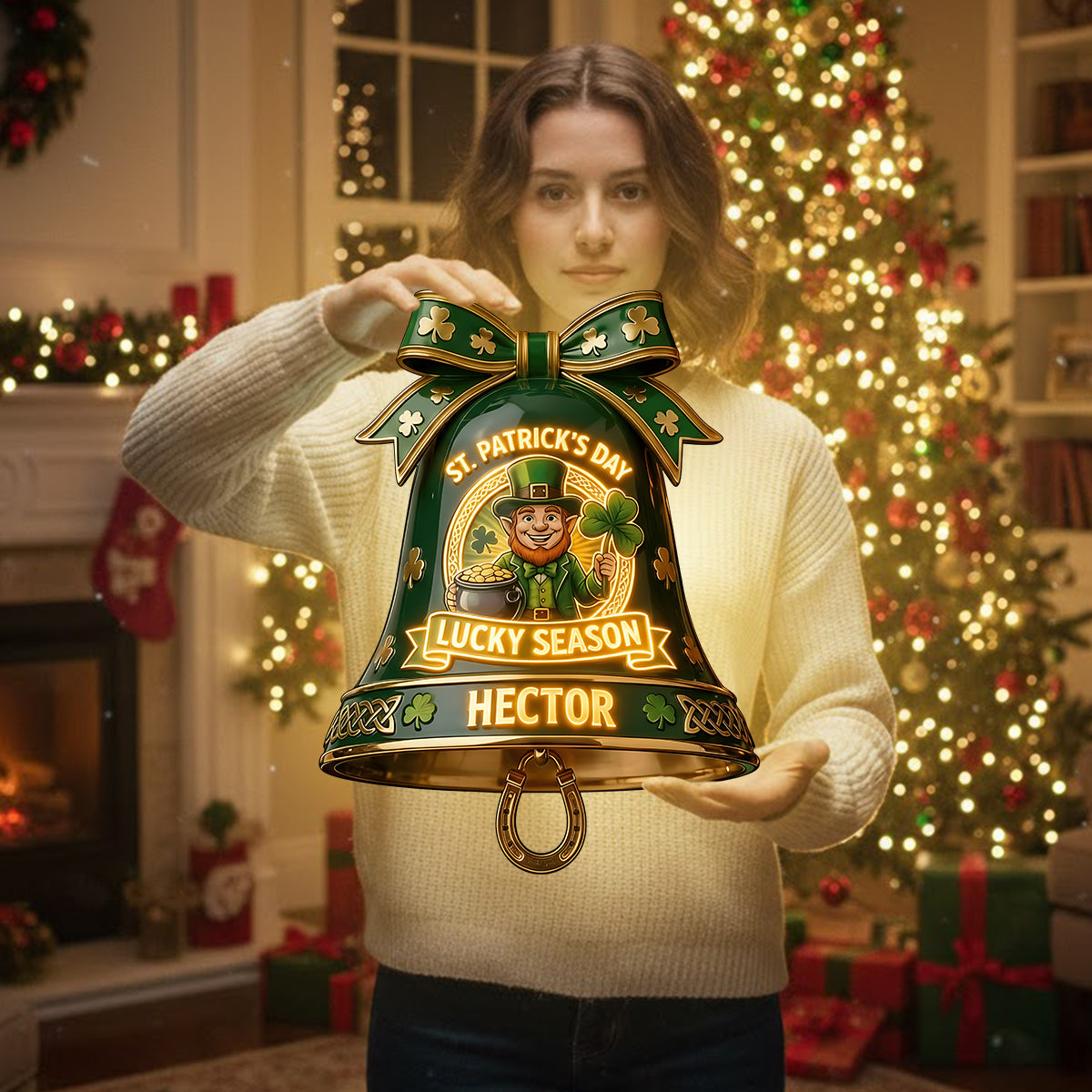 Lucky Season - Personalized Irish LED Light Acrylic Sign