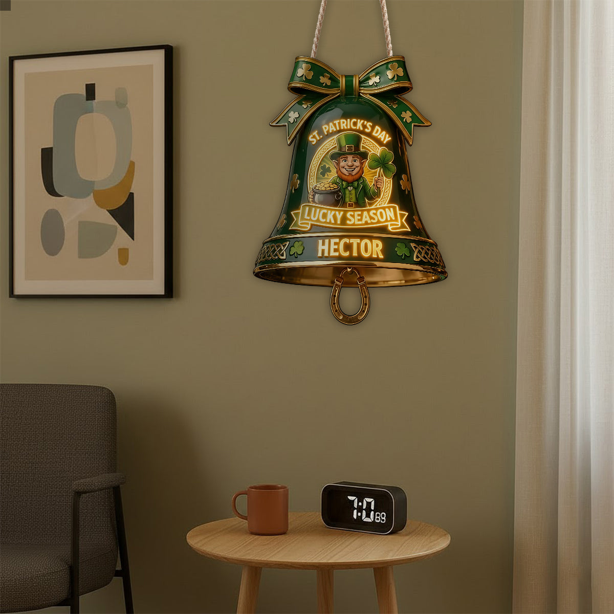 Lucky Season - Personalized Irish LED Light Acrylic Sign