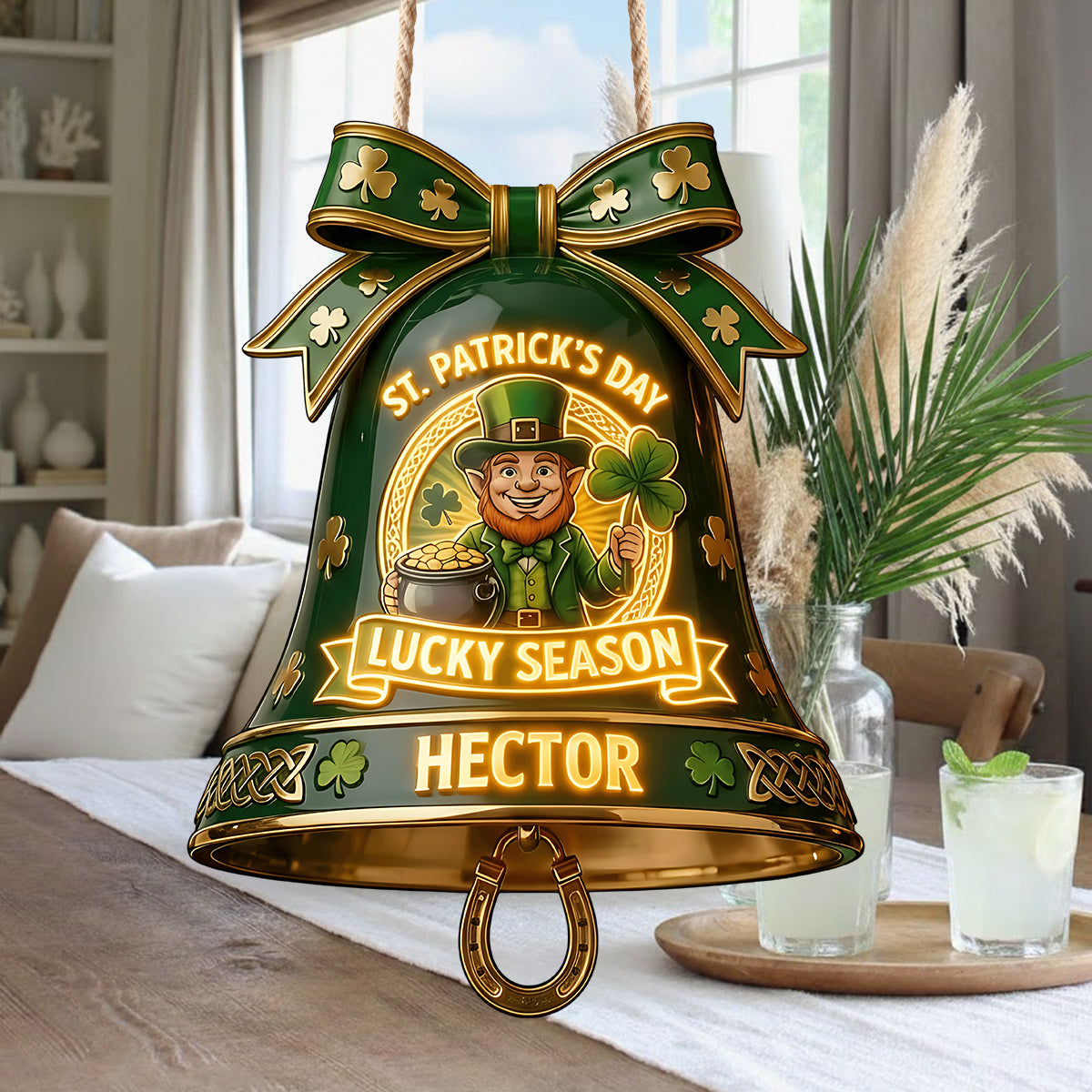 Lucky Season - Personalized Irish LED Light Acrylic Sign