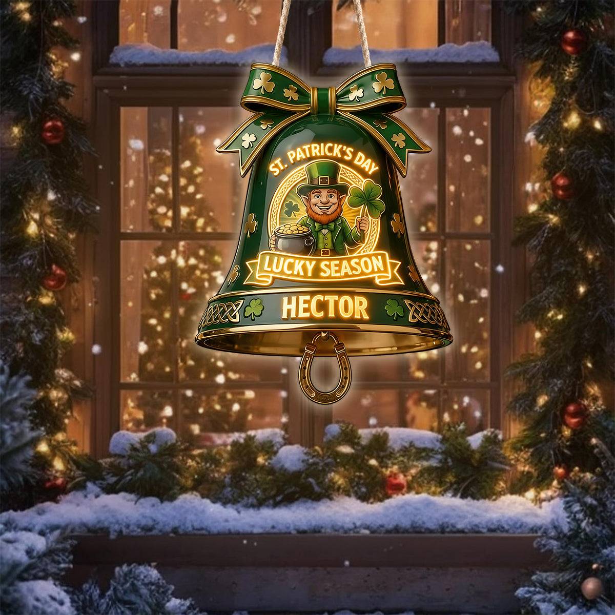 Lucky Season - Personalized Irish LED Light Acrylic Sign