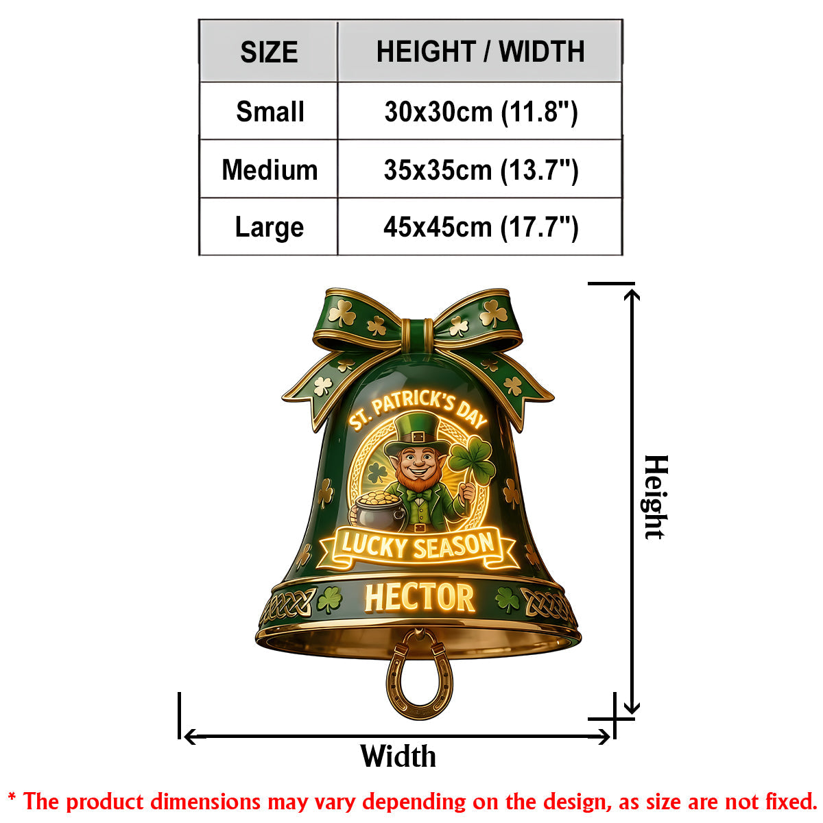 Lucky Season - Personalized Irish LED Light Acrylic Sign