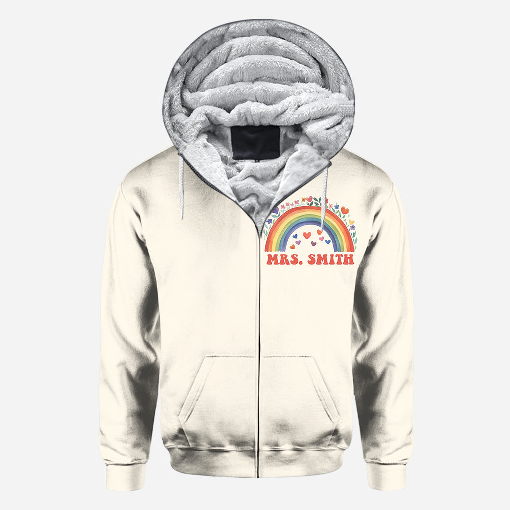 Everyone Is Welcome Here - Personalized Teacher All Over Shirt