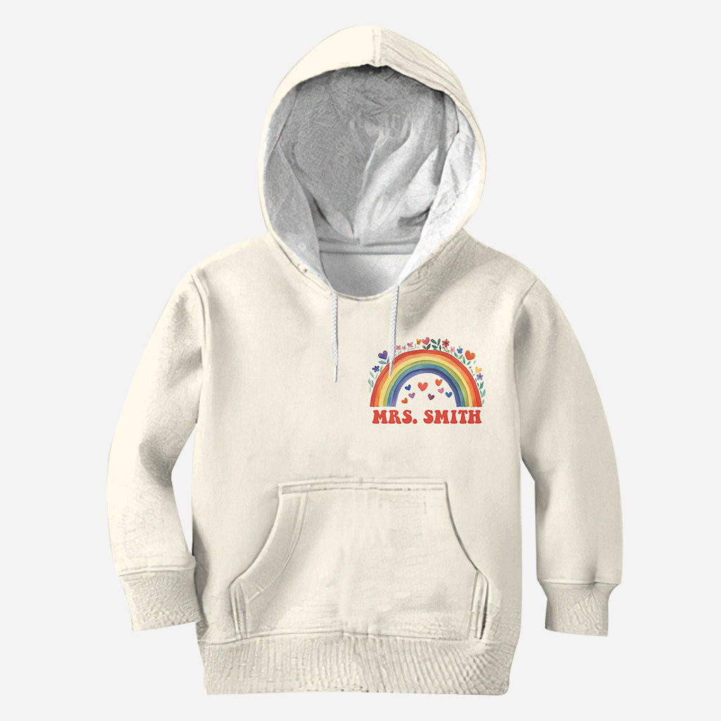 Everyone Is Welcome Here - Personalized Teacher All Over Shirt