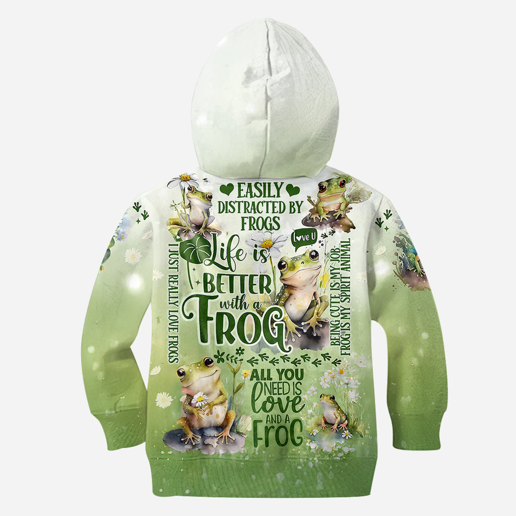 Life Is Better With Frogs - Personalized Frog All Over Shirt