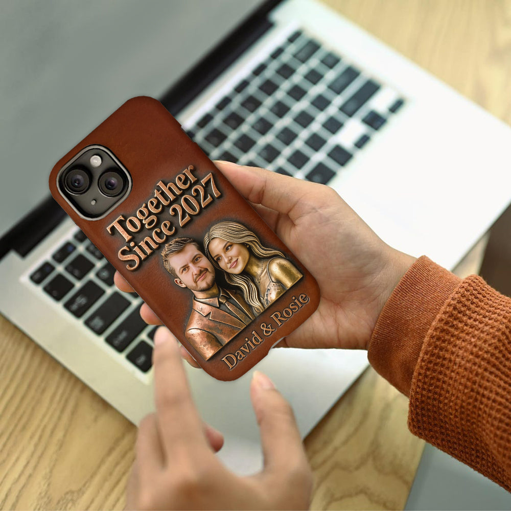 Together Since Custom Any Photo - Personalized Couple Full Print Phone Case