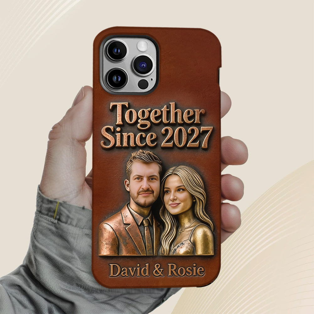 Together Since Custom Any Photo - Personalized Couple Full Print Phone Case