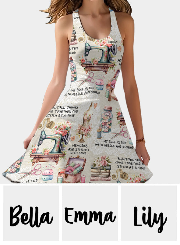 Love Sewing - Personalized Sewing Sleeveless Dress