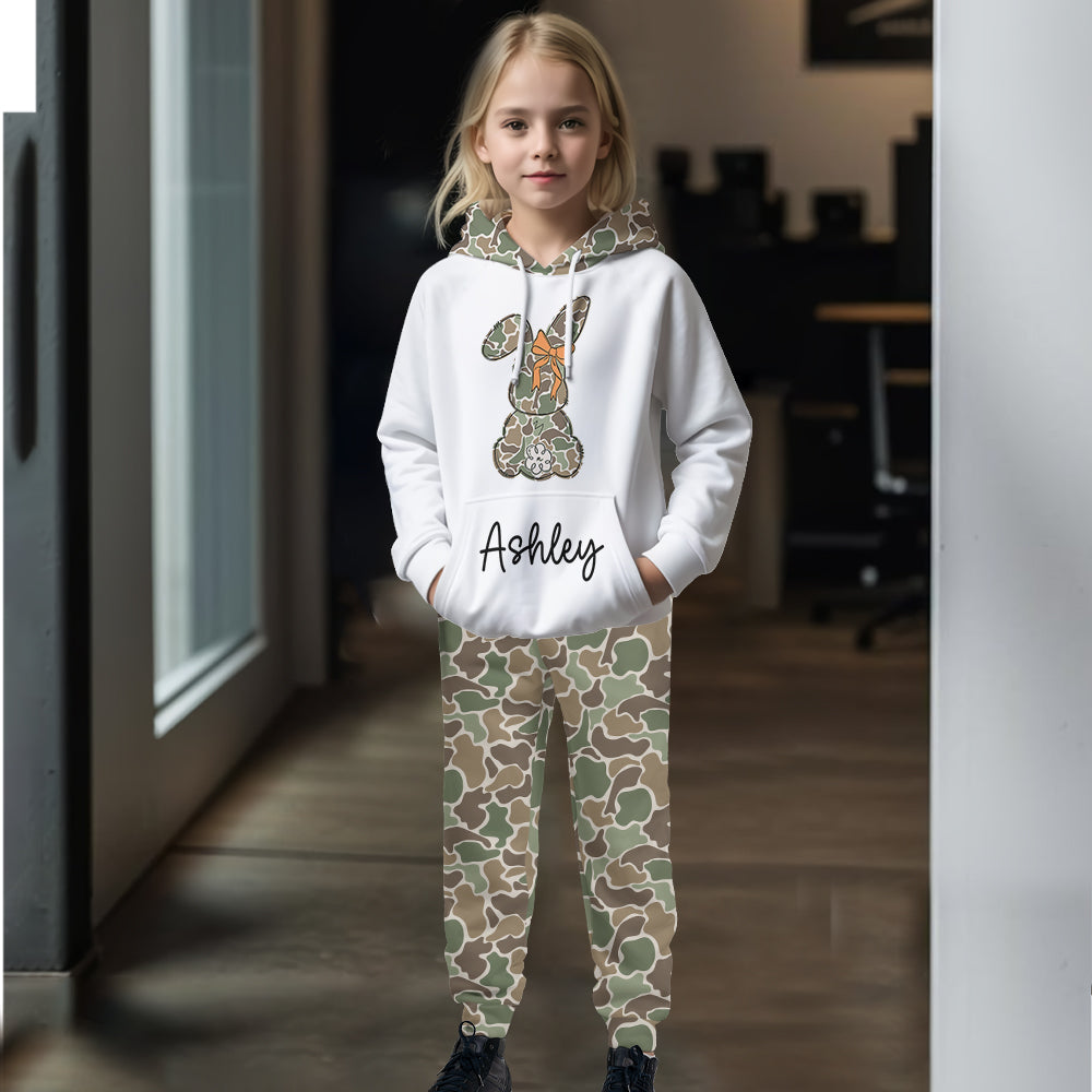 Egg Hunter - Personalized Kid Hoodie & Kid Jogger Sweatpants