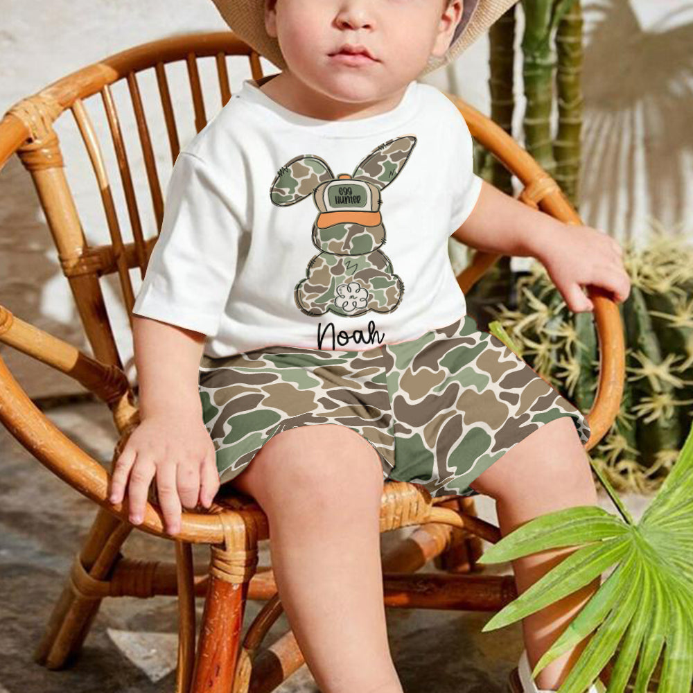 Egg Hunter - Personalized Kid T-shirt & Shorts