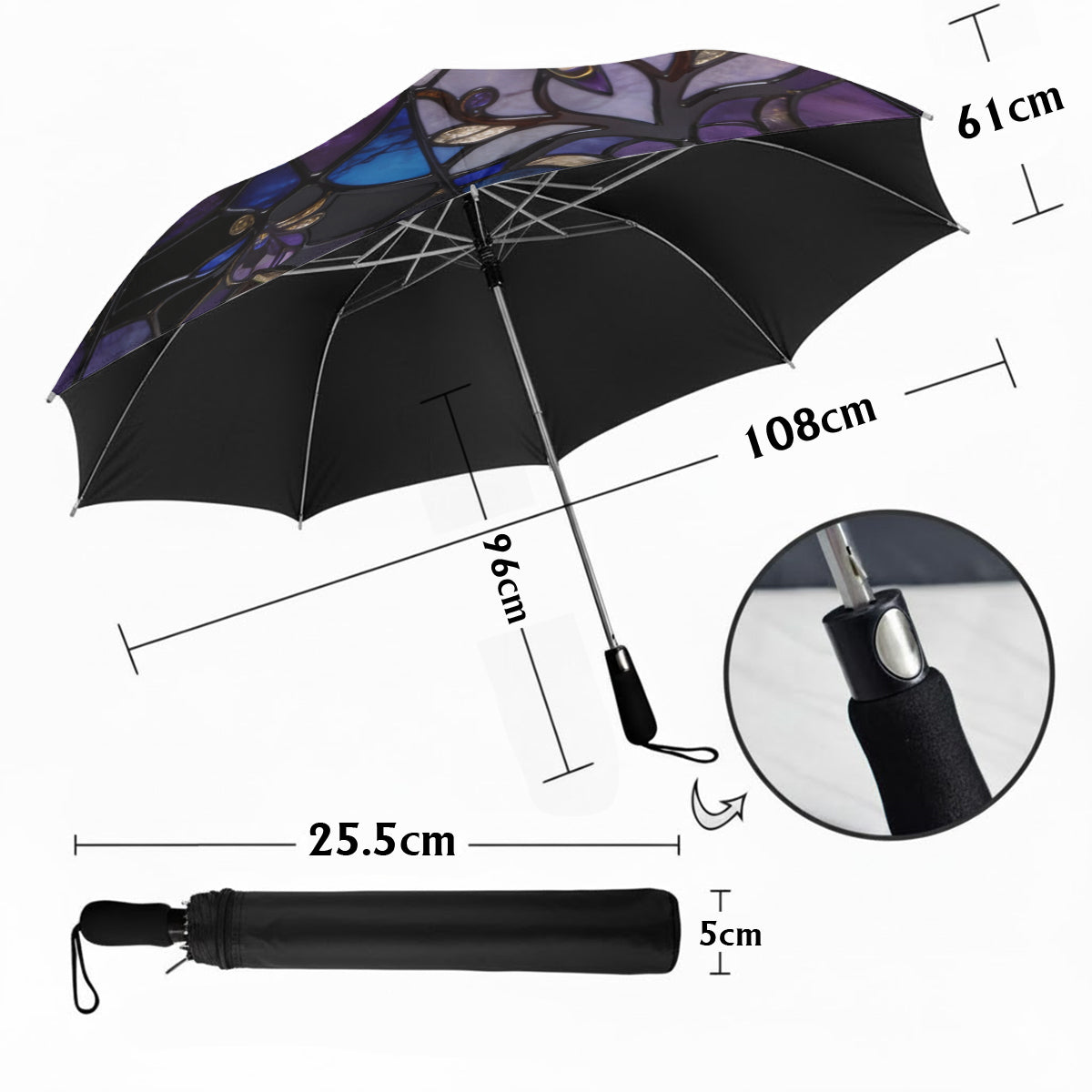 Majestic Dragonfly - Personalized Dragonfly Umbrella
