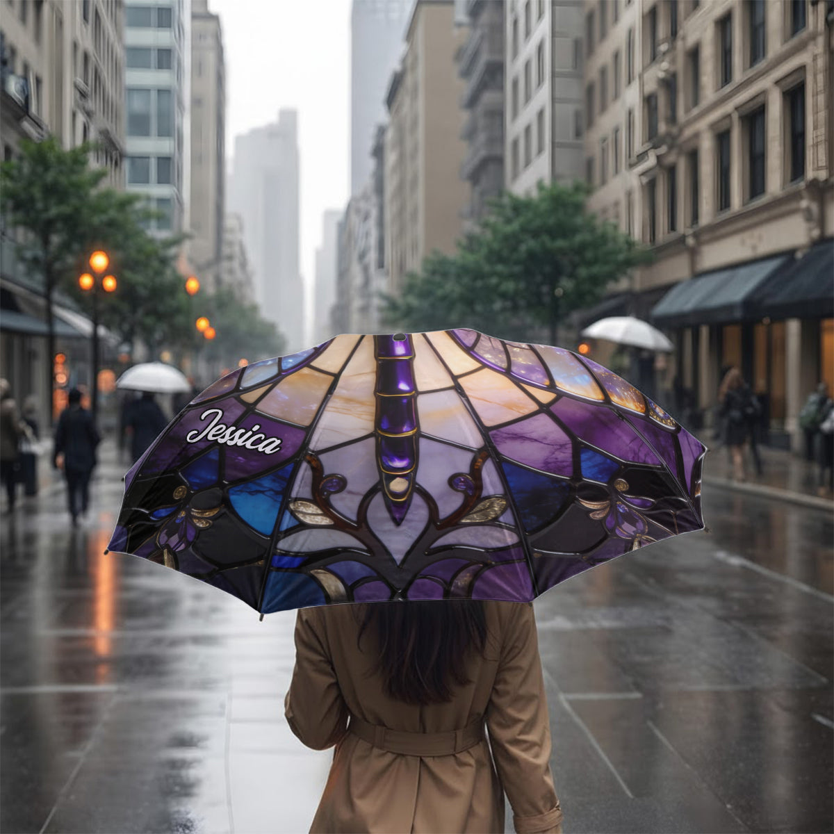 Majestic Dragonfly - Personalized Dragonfly Umbrella