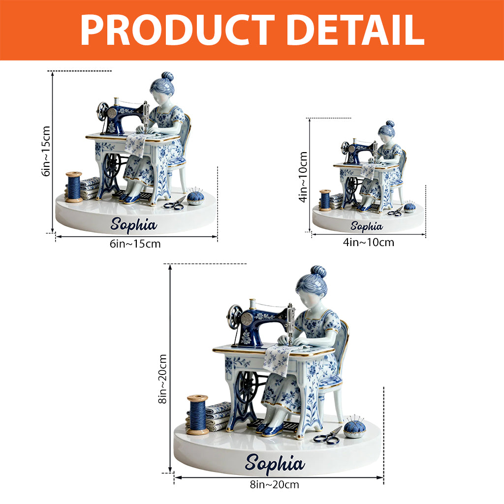 Love Sewing - Personalized Sewing Custom Shaped Acrylic Plaque