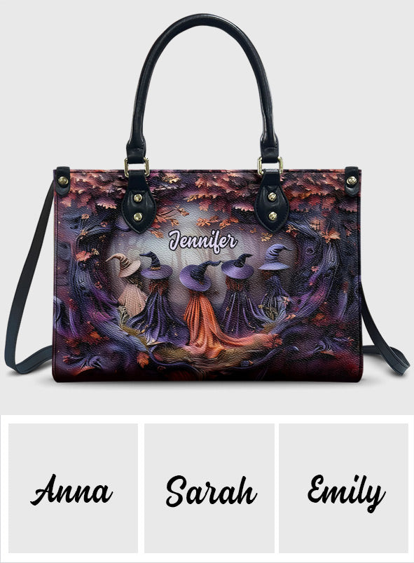 Beautiful Witches - Personalized Witch Leather Handbag
