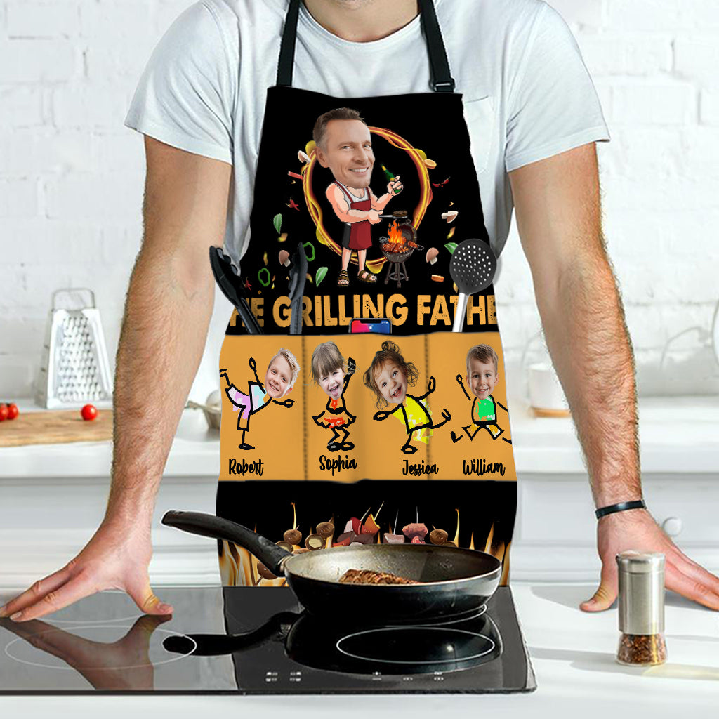 Daddy Grilling Plate - Personalized Father Apron