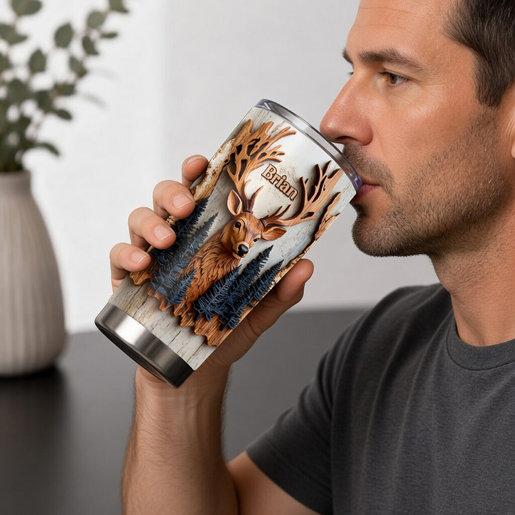 Love Hunting - Personalized Hunting Tumbler