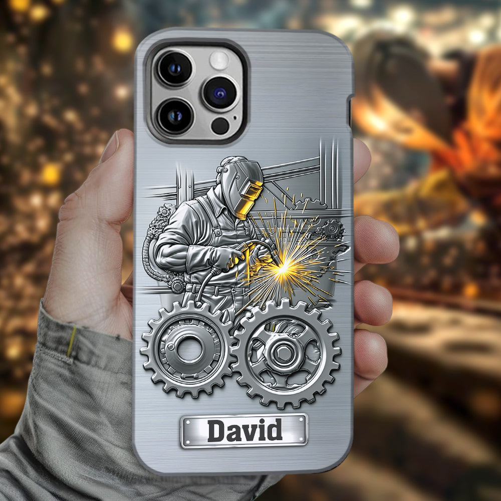 Strong Ones Become Welder - Personalized Welder Full Print Phone Case
