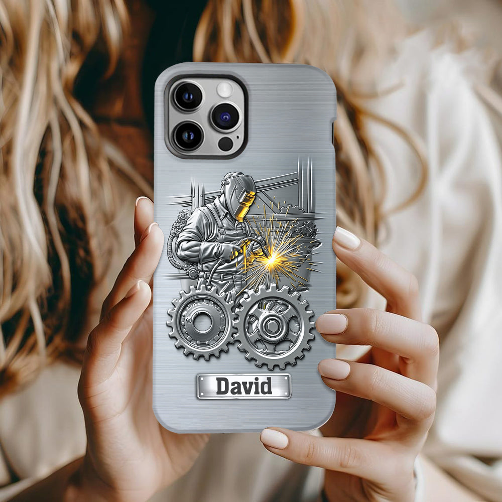 Strong Ones Become Welder - Personalized Welder Full Print Phone Case