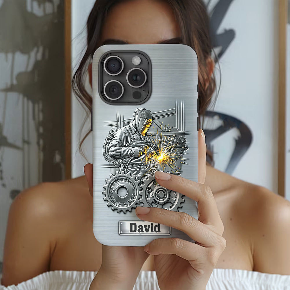 Strong Ones Become Welder - Personalized Welder Full Print Phone Case