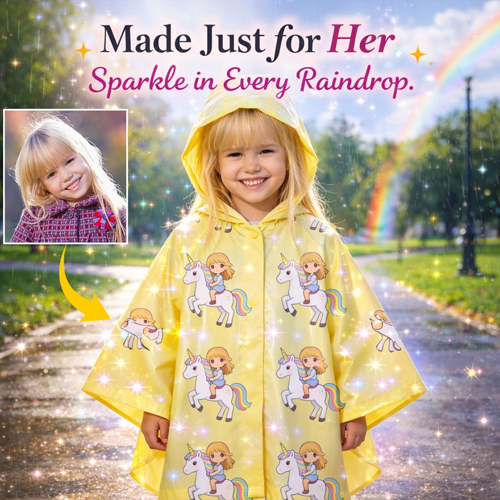 Must-have Item for Kids - Personalized Kid Rain Poncho Coat