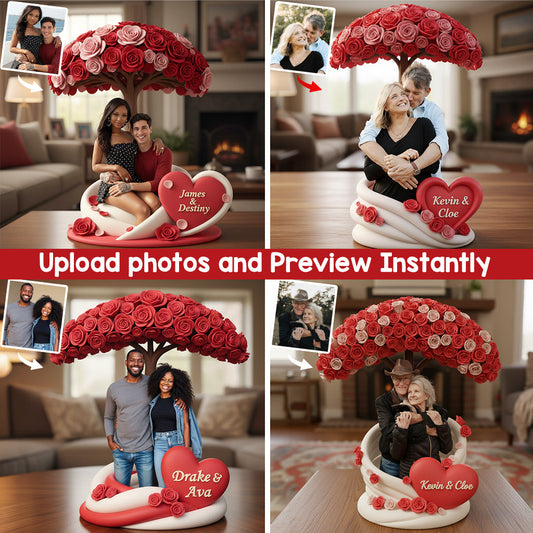 Custom From Any Photo - Personalized Couple Custom Shaped Acrylic Plaque