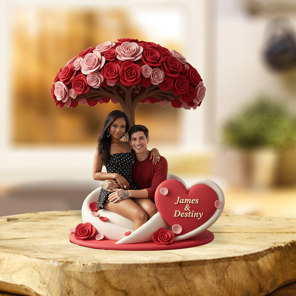 Custom From Any Photo - Personalized Couple Custom Shaped Acrylic Plaque