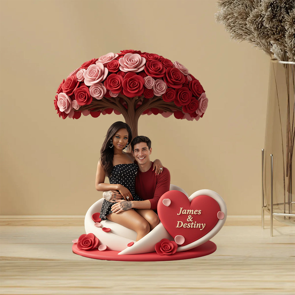 Custom From Any Photo - Personalized Couple Custom Shaped Acrylic Plaque