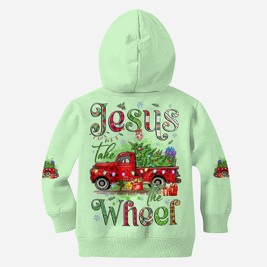 Jesus Take The Wheel - Personalized Christmas All Over Shirt