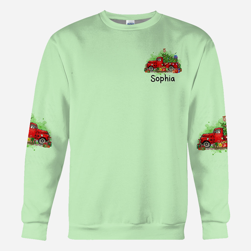 Jesus Take The Wheel - Personalized Christmas All Over Shirt