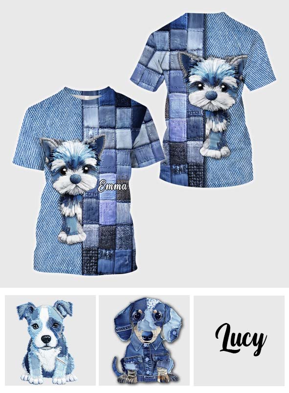 Love Yorkshire Terriers - Personalized Dog All Over Shirt