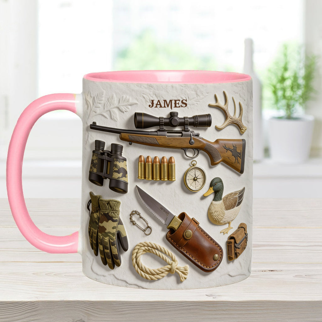 Love Hunting - Personalized Hunting Accent Mug & Coaster