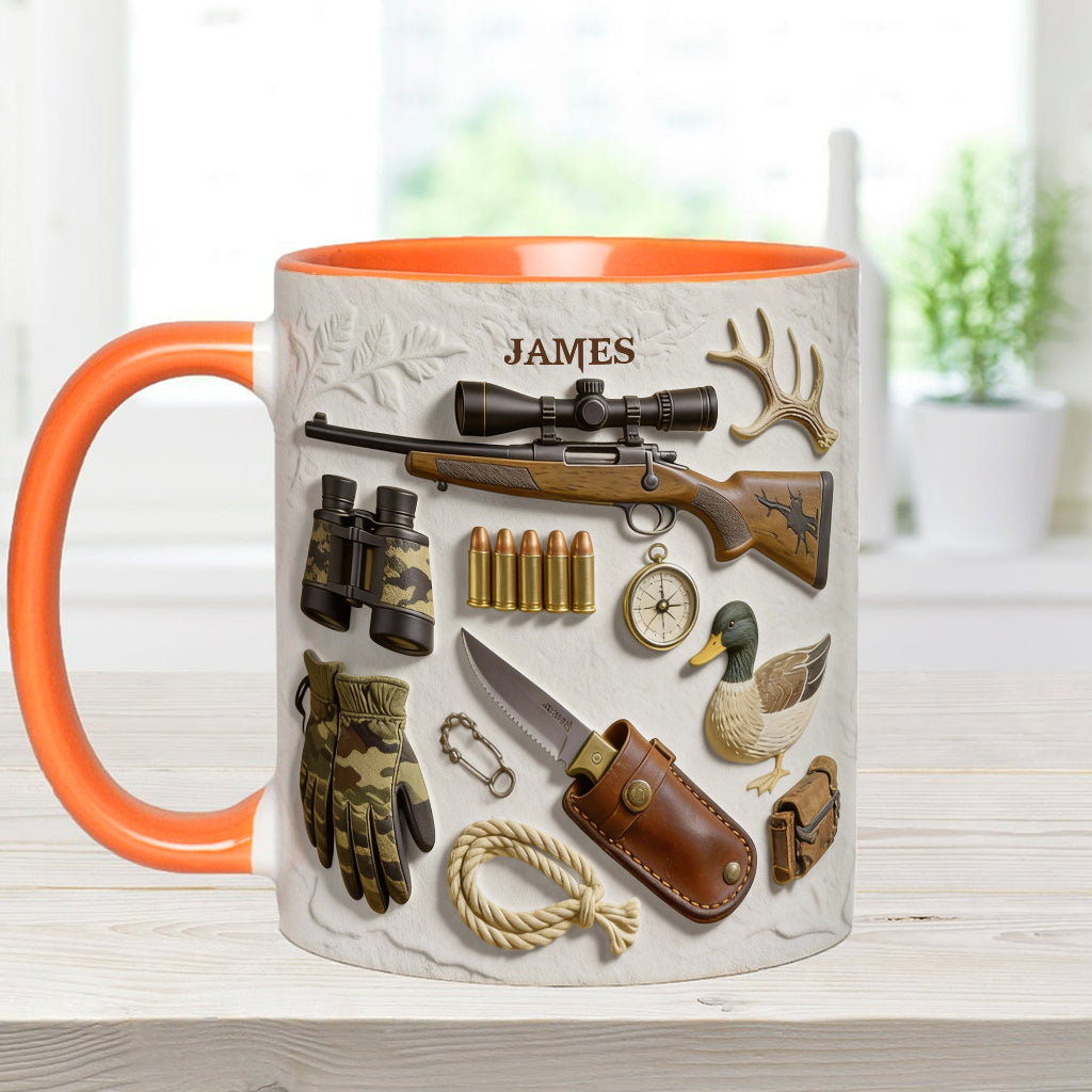 Love Hunting - Personalized Hunting Accent Mug & Coaster