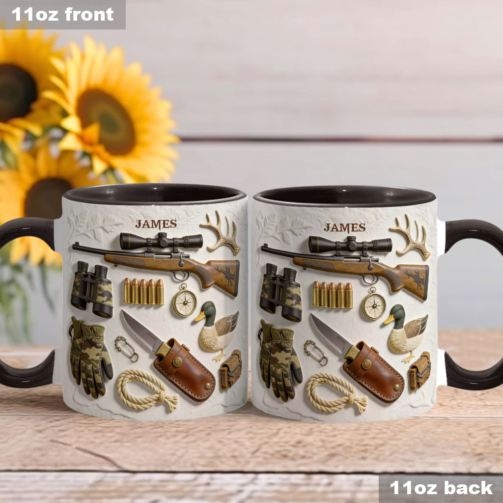 Love Hunting - Personalized Hunting Accent Mug & Coaster