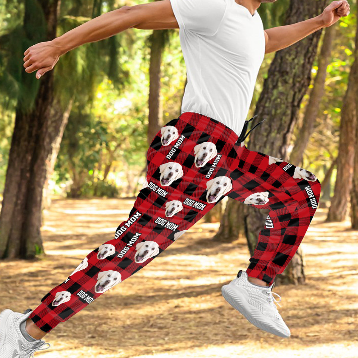 Custom Photo Name Dog Cat - Personalized Dog Unisex Sweatpants