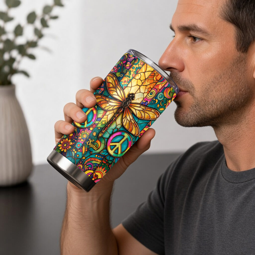 Hippie Souls - Personalized Hippie Tumbler
