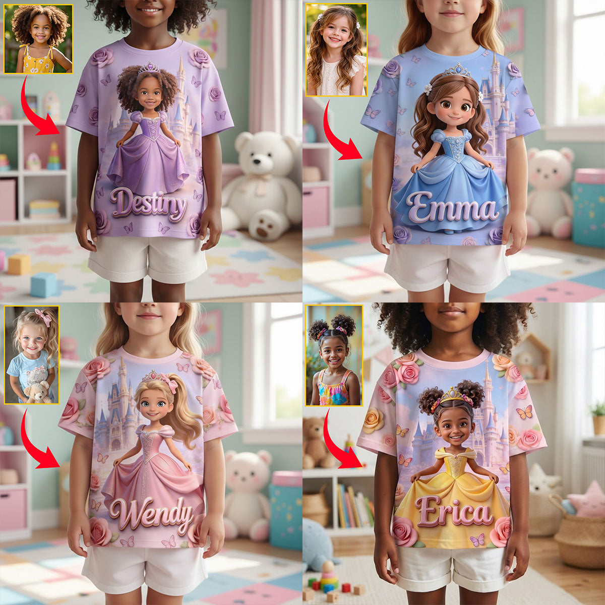 Custom Any Photo Perfect Gift For Kids - Personalized Kid T-Shirt