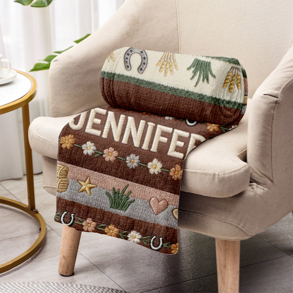 Love Horses - Personalized Horse Blanket
