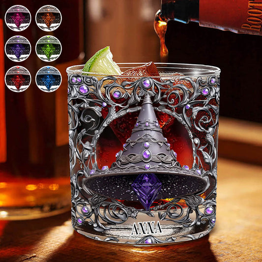 Whiskey Witches - Personalized Witch Whiskey Glass