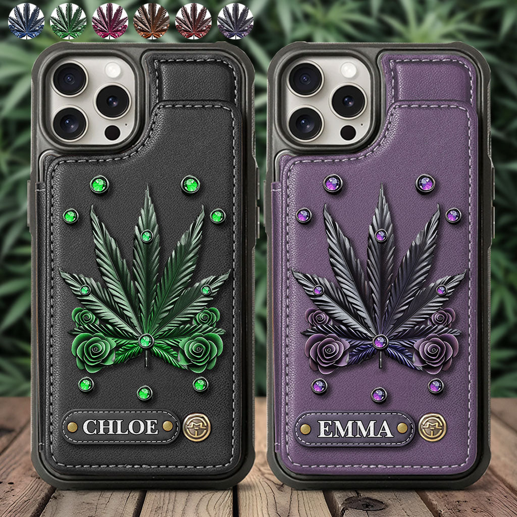 Beautiful Marijuanas - Personalized Weed Wallet Phone Case