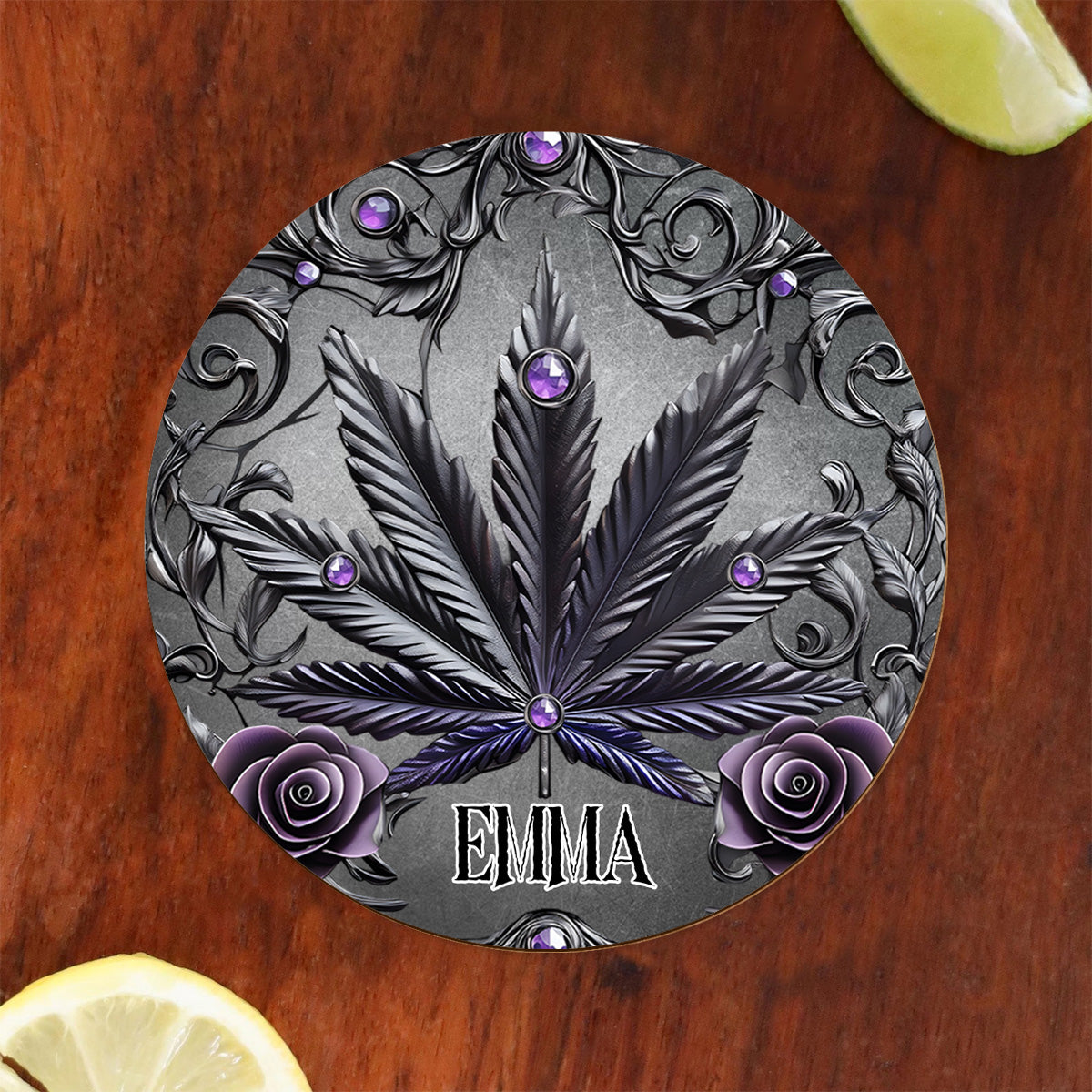 Beautiful Marijuanas - Personalized Weed Whiskey Glass