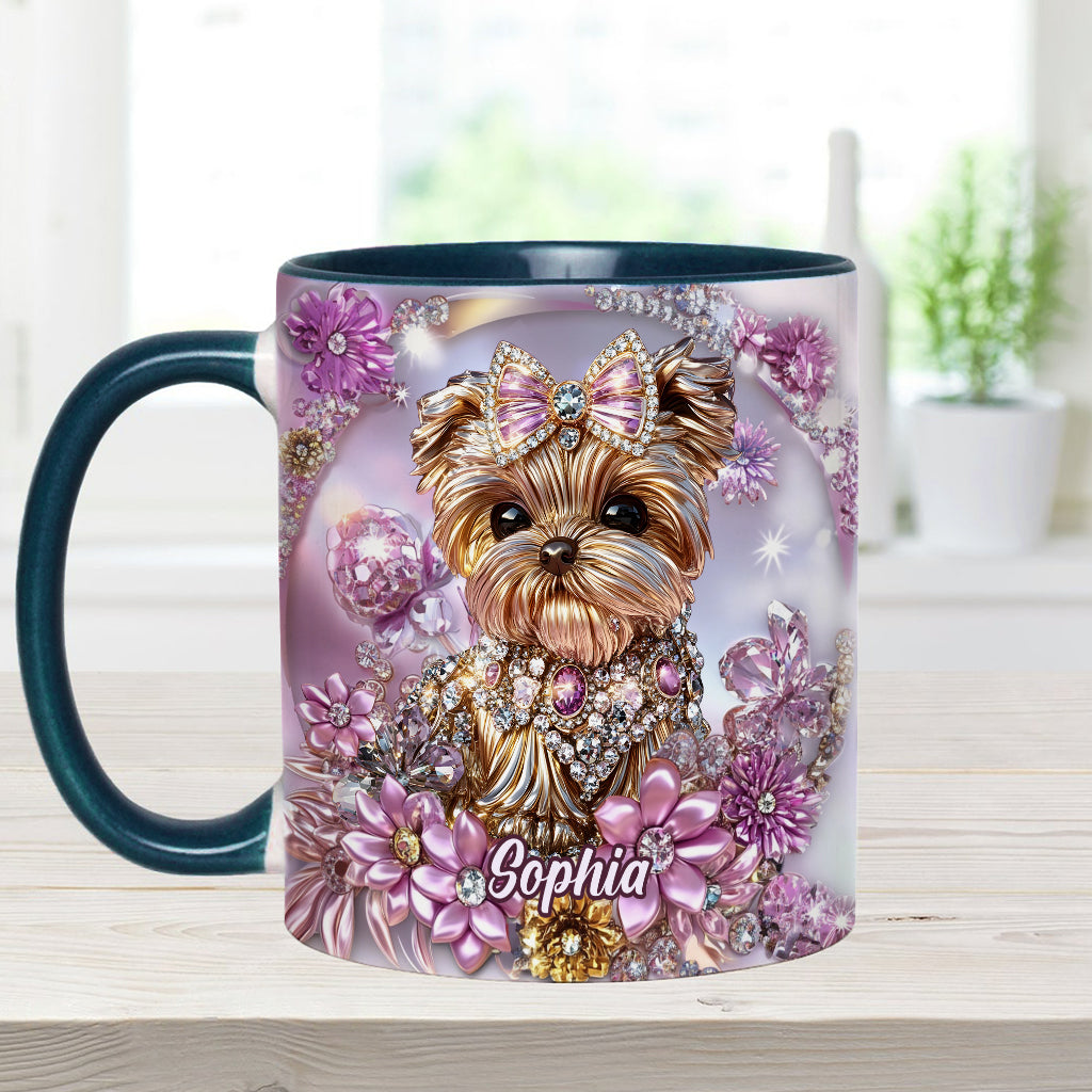 Yorkshire Terrier Lover - Personalized Dog Accent Mug